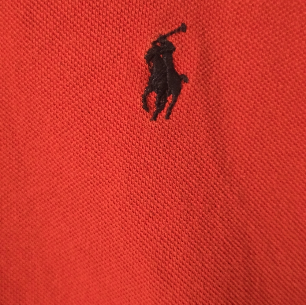Polo by Ralph Lauren Men's Classic Red Polo Shirt - Picture 2 of 5